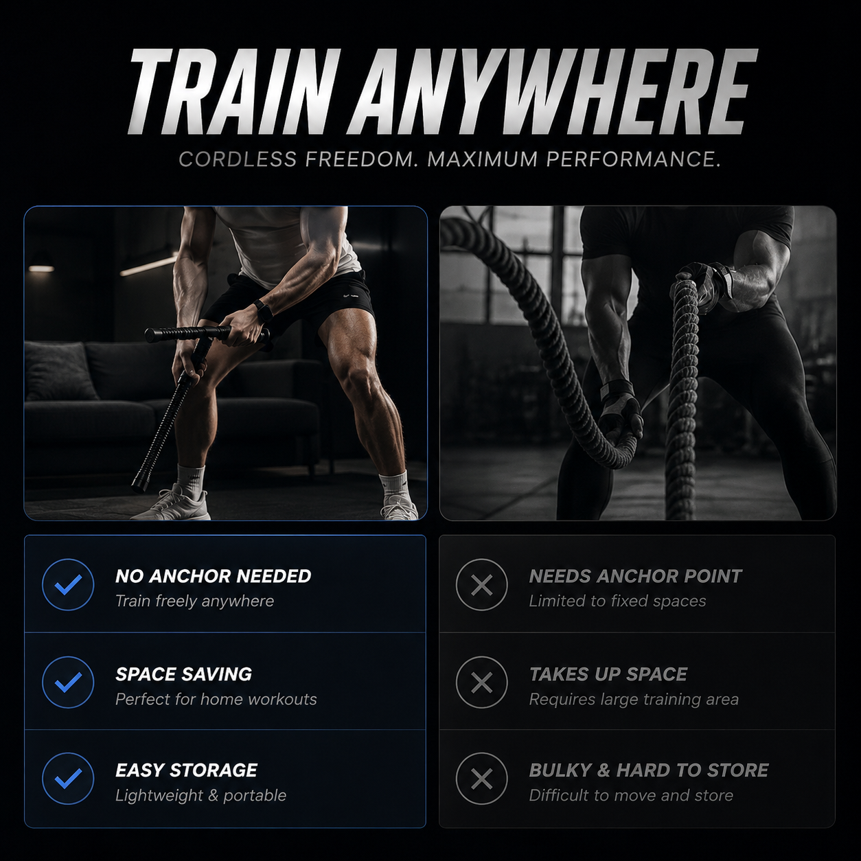 CoreWave Cordless Training Ropes